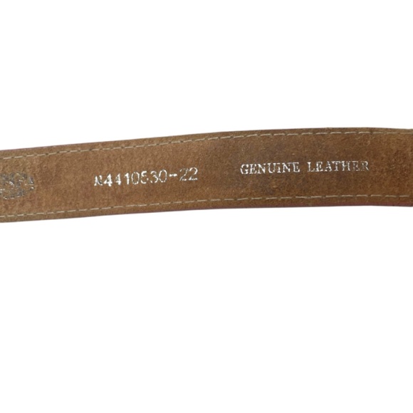 Pink Leather Belt-Youth Girls-Tooled Stamped-Western Belt - Picture 8 of 11